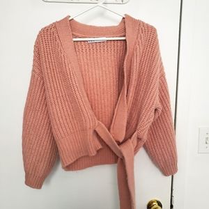Ballerina wrap sweater
